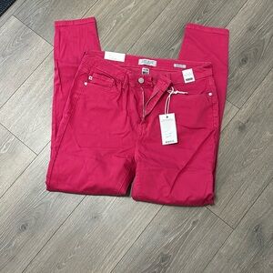 NWT Judy Blue Pink Skinny Jeans